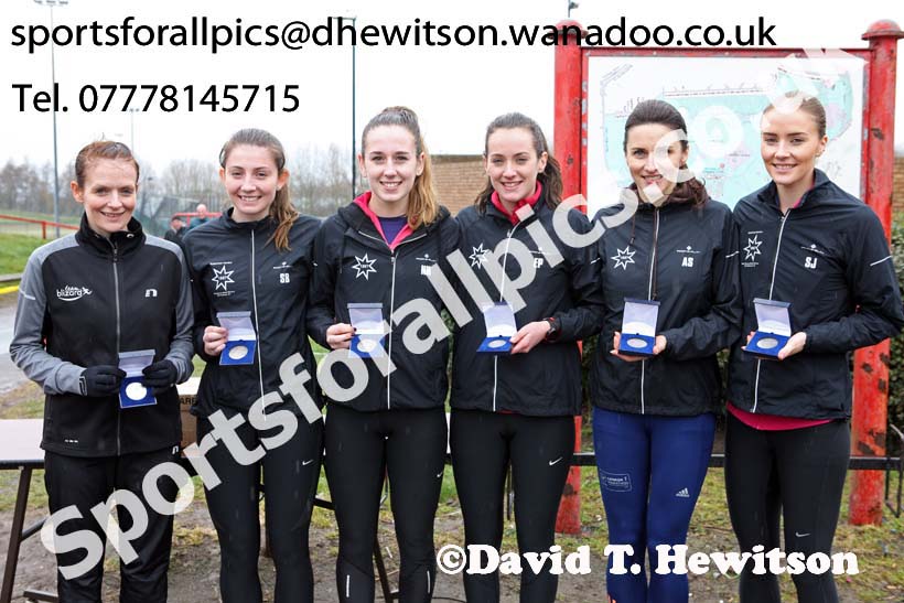 Senior womens Northern 6 Stage Road Relay, Sunderland. Photo: David T. Hewitson/Sports for All Pics